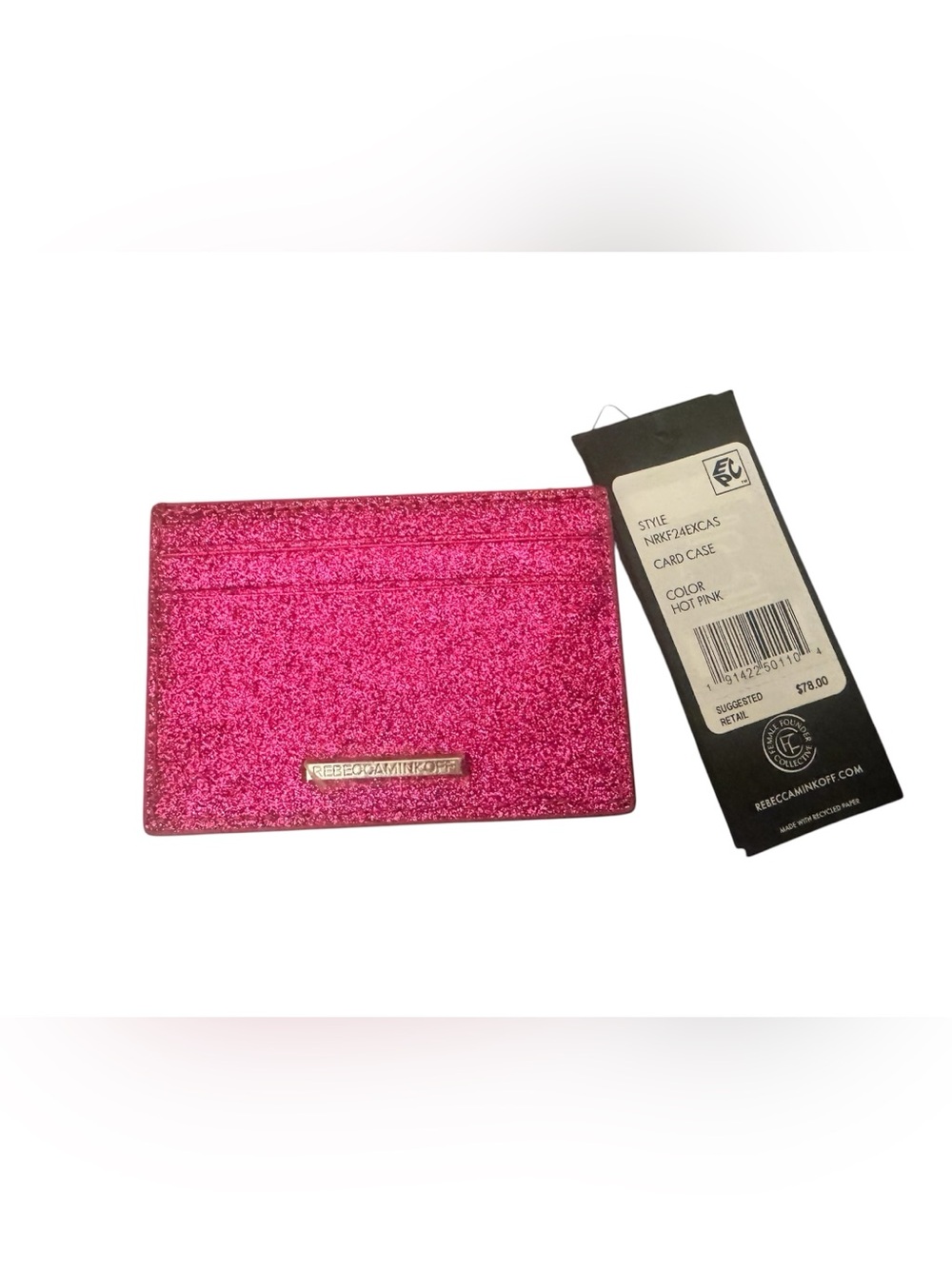 Rebecca Minkoff Glitter Card Case - Picture 2 of 2